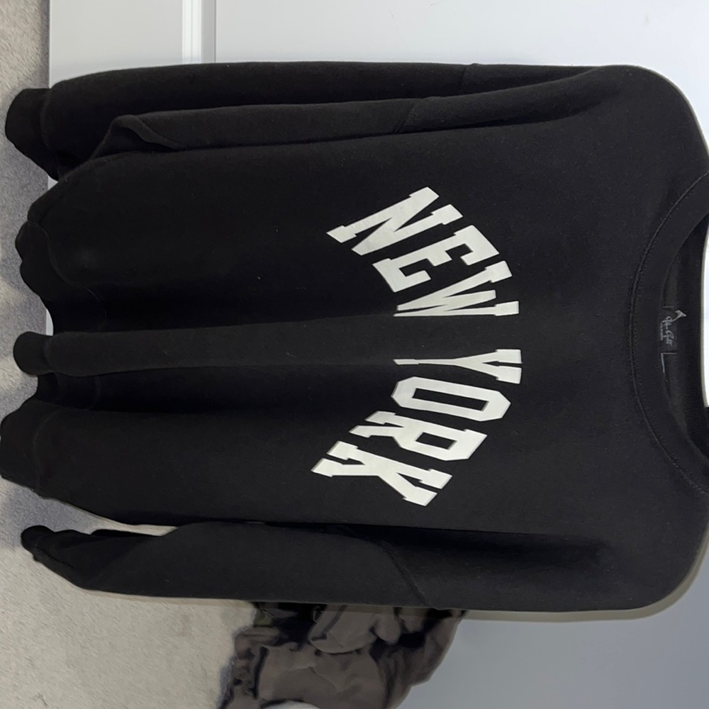 Oversized crew neck
